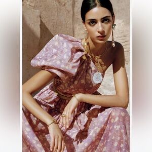 Ulla Johnson’s Athena Dress Lavender Handprint Dot